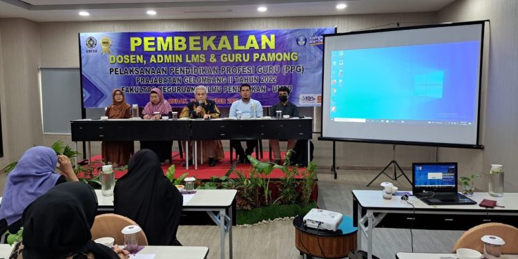 Prodi Pendidikan Matematika FKIP UMSU Mengikuti Pembekalan PPG Prajabatan Gelombang II Tahun 2022