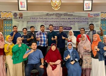 Prodi Pendidikan Matematika FKIP UMSU mengikuti rapat kerja Tahun ajaran 2022-2023