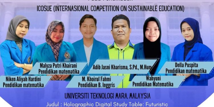 Mahasiswa Prodi Pendidikan Matematika FKIP UMSU meraih mendali perunggu dalam perlombaan ICOSUE