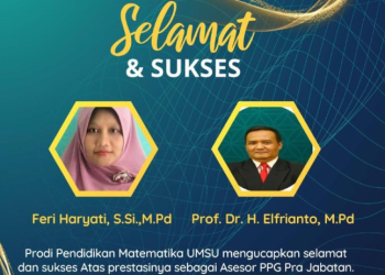 Dosen UMSU Program Studi Pendidikan Matematika Menjadi Asessor PPG Prajabatan Kemdikbud.