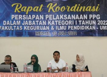 Dosen Prodi pendidikan Matematika FKIP UMSU Mengikuti Rapat Persiapan Pelaksanaan PPG Dalam Jabatan Tahun 2022