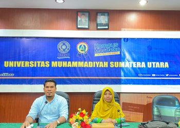 Mahasiswa Prodi Pendidikan Matematika FKIP UMSU Mengikuti silatuhrahmi dan penguatan mahasiswa penerima beasiswa KIP FKIP UMSU