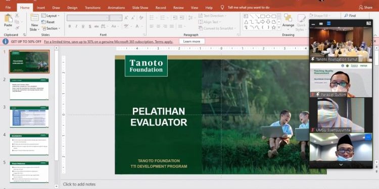 FKIP UMSU Ikuti Pelatihan dan Pengukuran Mutu Pengajaran Dosen Yang Diadakan Oleh Tanoto Foundation
