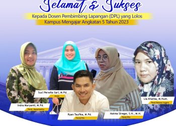 Selamat & Sukses DPL yang lolos Kampus Mengajar Angkatan 5 Tahun 2023