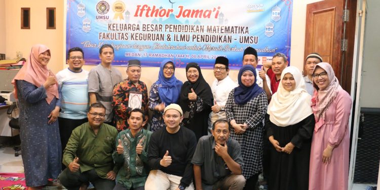 Prodi Pendidikan Matematika FKIP UMSU Gelar Buka Puasa Bersama tahun 2023