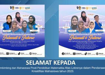 Dua Tim Mahasiswa Prodi S1 Pendidikan Matematika Menang Hibah PKMK dan PKMPM 2023