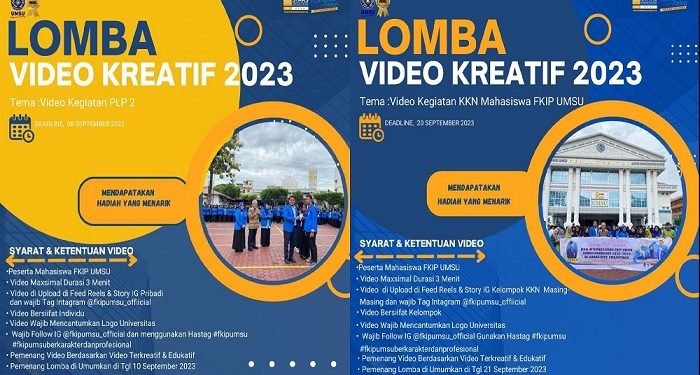 Lomba Video Kreatif Untuk Mahasiswa KKN Terintegrasi PLP 3 dan PLP 2