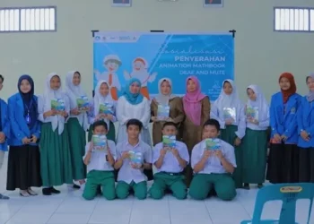 TIM PKM Prodi Pendidikan Matematika UMSU Bantu Anak Penyandang Tuna Rungu-Wicara Melalui Inovasi ANIMATION MATHBOOK