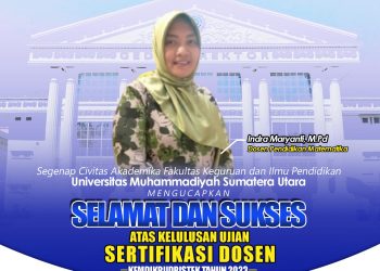 Dosen Prodi Pendidikan Matematika Lulus Program Sertifikasi Dosen Tahun 2023