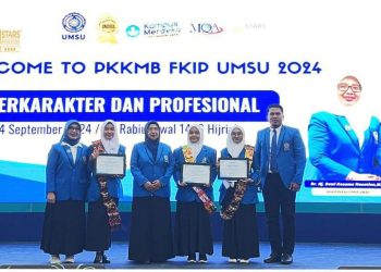 Fauziah Amelia Mahasiswa Prodi Pendidikan Matematika FKIP UMSU Raih Juara Prestasi Terbanyak Sebagai Mahasiswa Baru2024