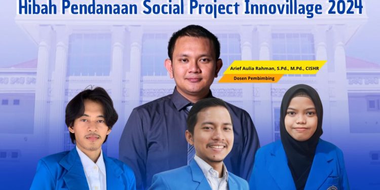 Mahasiswa Prodi Pendidikan Matematika Lolos Kompetisi Nasional Innovillage 2024 Kategori Dampak Sosial Keberlanjutan