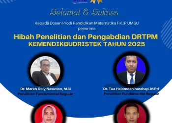 Dosen Pendidikan Matematika FKIP UMSU Raih Pendanaan Program Penelitian dan Pengabdian dari Kemendiktisaintek Tahun 2025